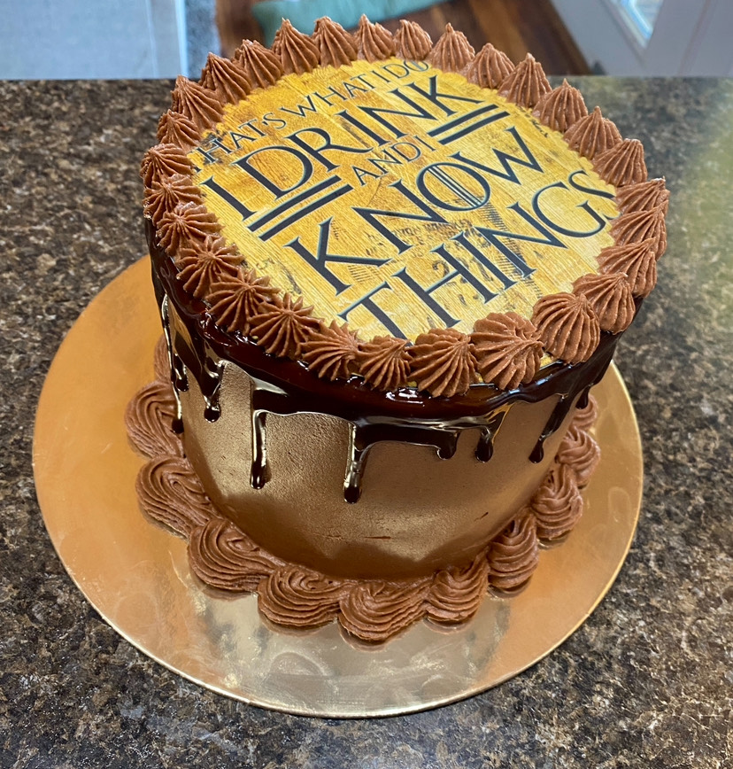 Custom 'Game of Thrones' styled cake from Cottage Sweets Baking Co.
